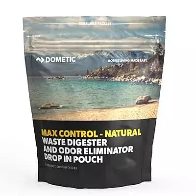 Dometic 9620000730, Natural Waste Digestor and Odor Eliminator, Max Control, Drop-In-Pods, 12 Pack