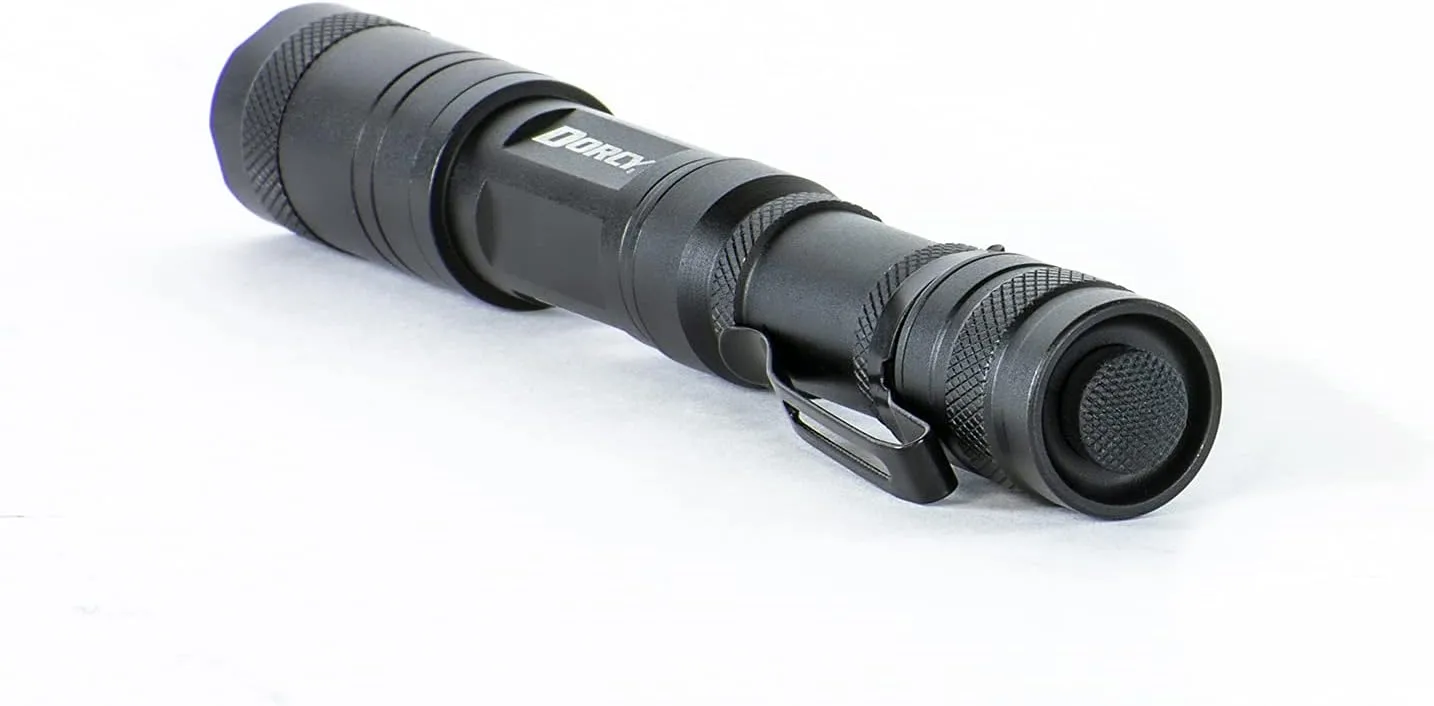 Dorcy 250 Lumen 2AA Aluminum Slide-Focus Flashlight - Black (41-4117)
