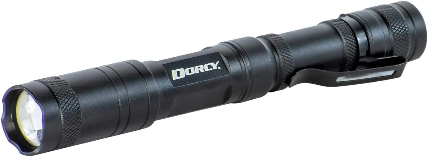 Dorcy 250 Lumen 2AA Aluminum Slide-Focus Flashlight - Black (41-4117)