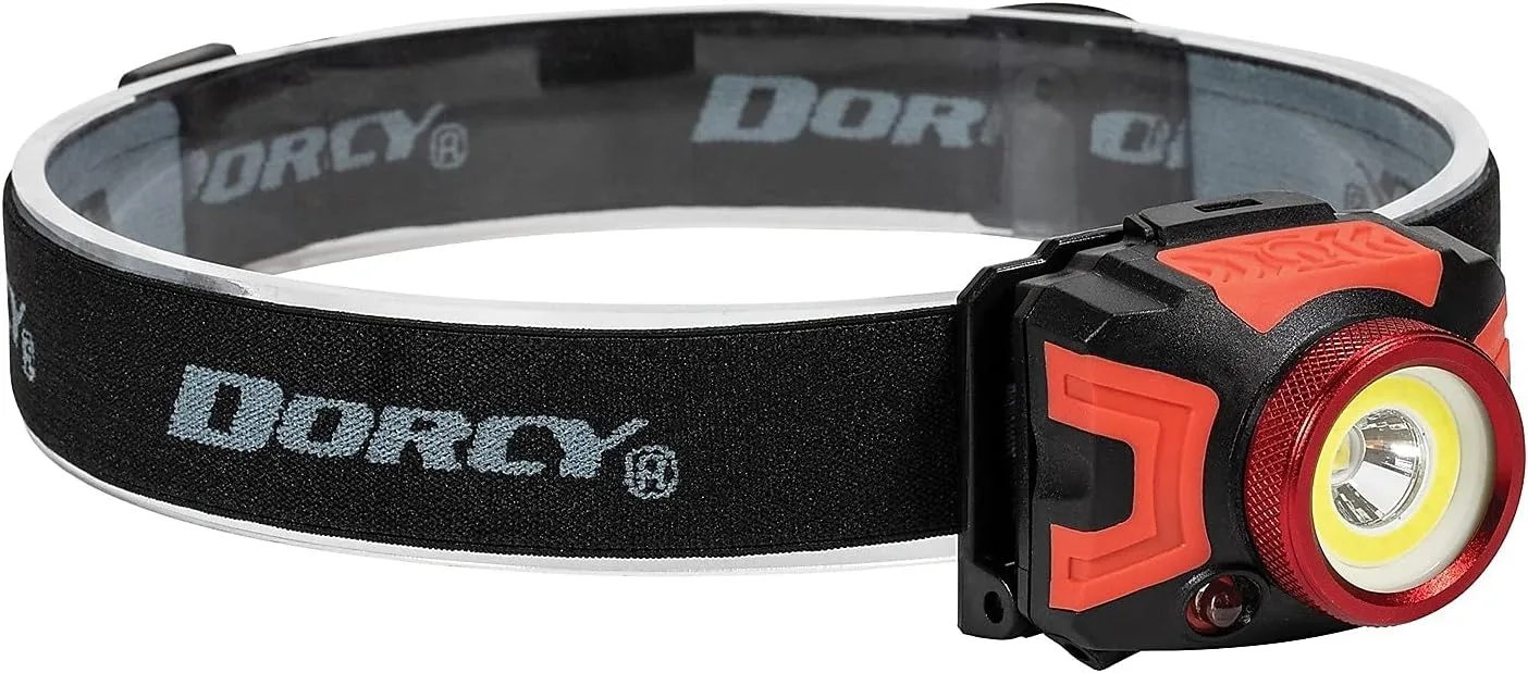 Dorcy Ultra HD 530 Lumen Headlamp, Black/Red