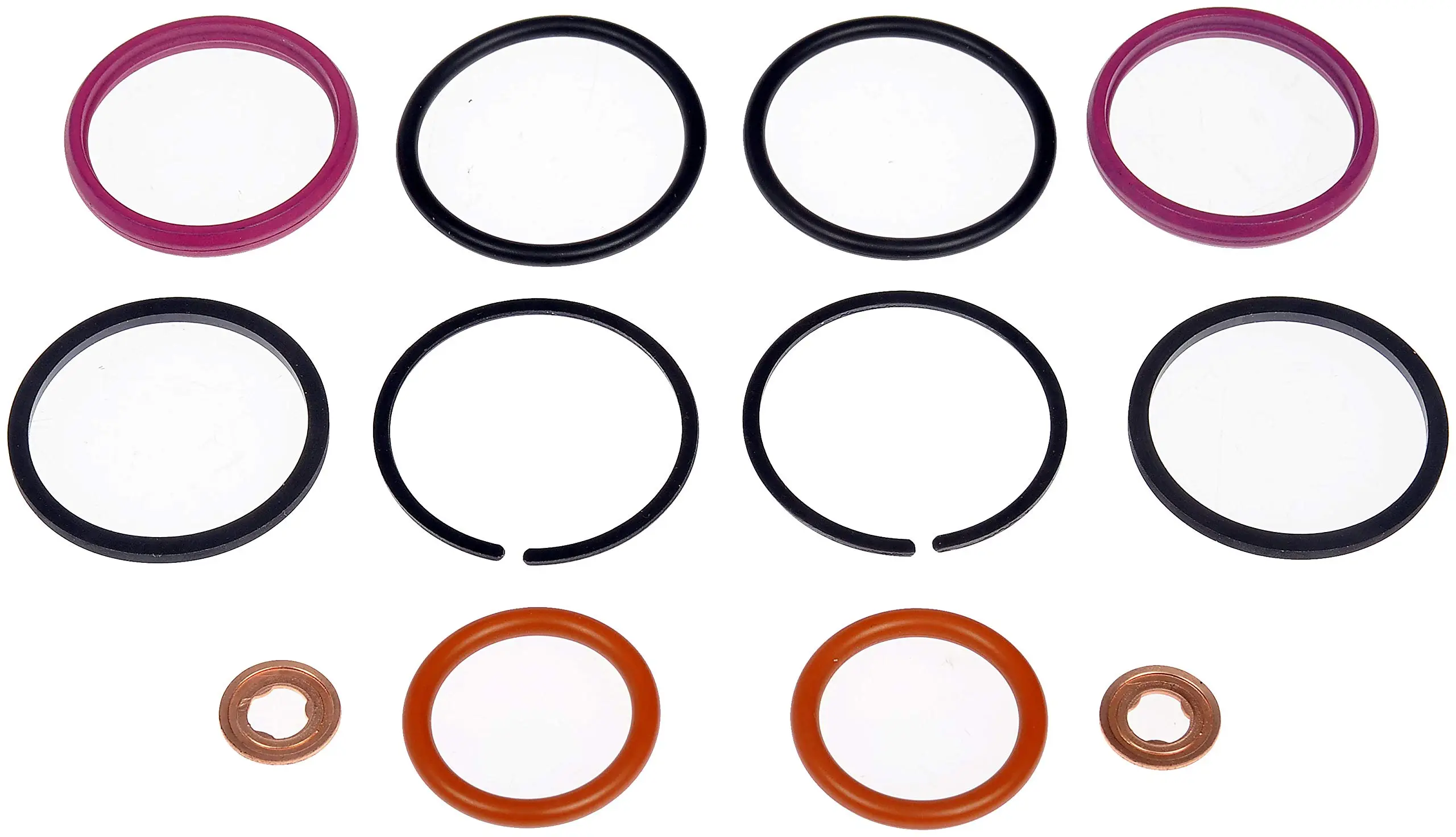Dorman 904-206 Fuel Injector O-Ring Kit Compatible with Select Ford / IC Corporation / International Models