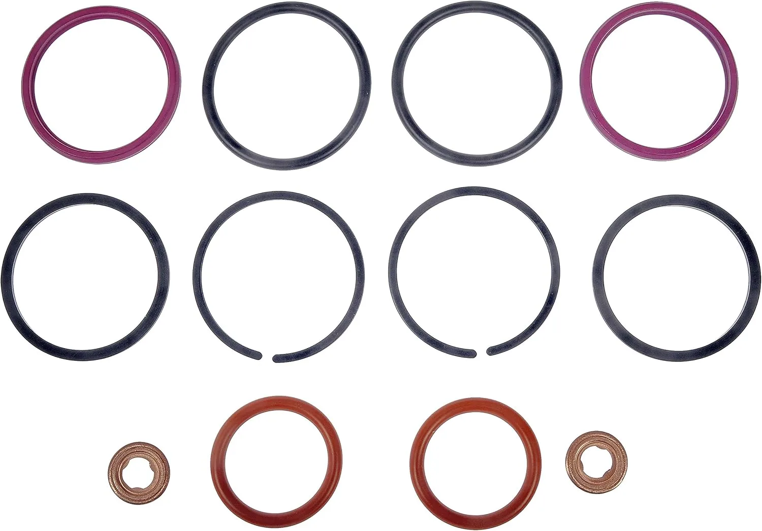 Dorman 904-206 Fuel Injector O-Ring Kit Compatible with Select Ford / IC Corporation / International Models