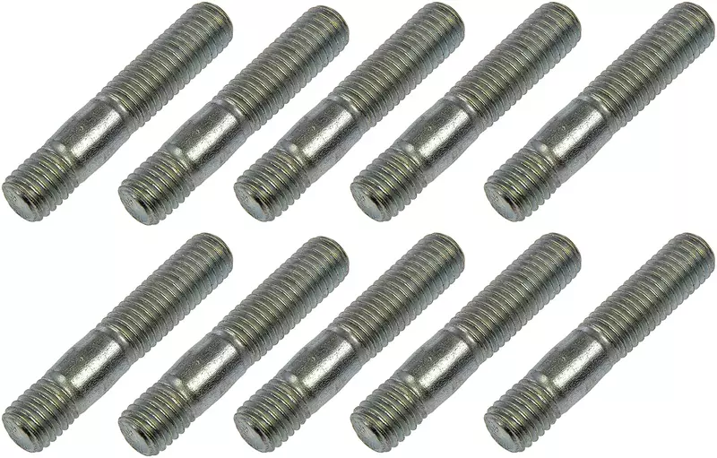 Dorman 675-352 Double Ended Stud - M10-1.50 x 27 mm and M10-1.50 x 12 mm, 10 Pack