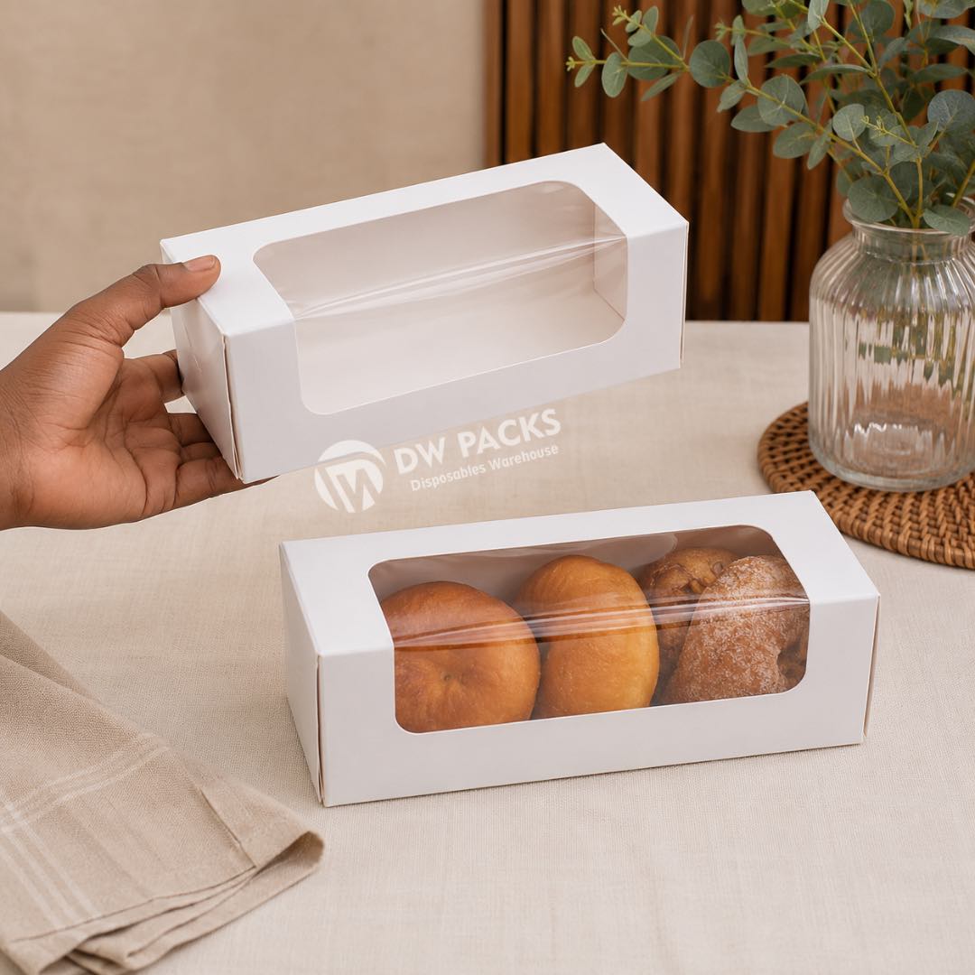 DOUGHNUT BOX WITH WINDOW