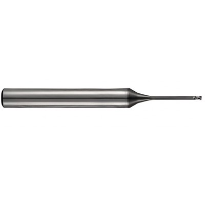 Ultra High Performance Micro Solid Carbide HPC End Mill(0.012.30°.Z2.OAL1.496)