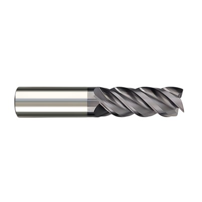 Standard Performance AlTiN Coated 4 Flute Solid Carbide End Mill(03750.10000.R04.Z00000.)