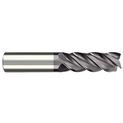 Ultra High Performance Solid Carbide Variable Helix 4 Flute HPC End Mill(05000.12500.R04.R00300.)