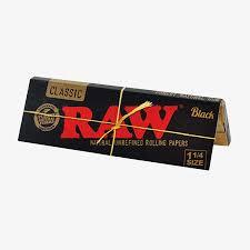 Raw black 1 1/4