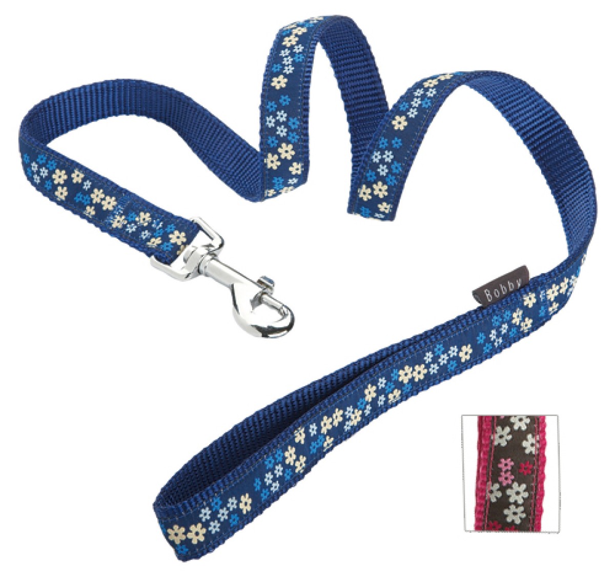 NALA - A colorful range with a dynamic pattern, ideal for vitamin walks.  Material: 100% Nylon Care: Machine washable (30°)