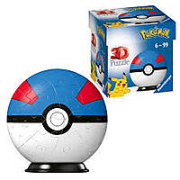 Pokemon Great Ball 3D Puzzle - 54pcs