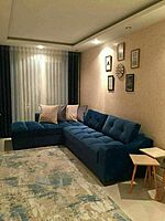 White L shaped 6 seater