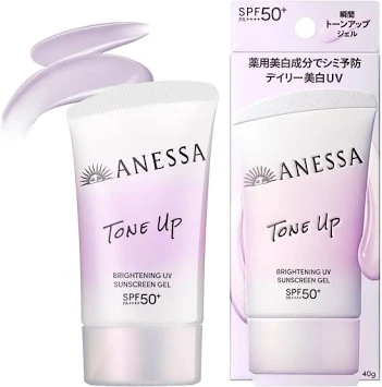ANESSA Tone Up Brightening UV Sunscreen Gel SPF50+ PA++++ 40g