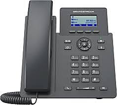 Grandstream 2-Line Carrier Desk Phone 2x Gigabit Ethernet ports, Supports POE