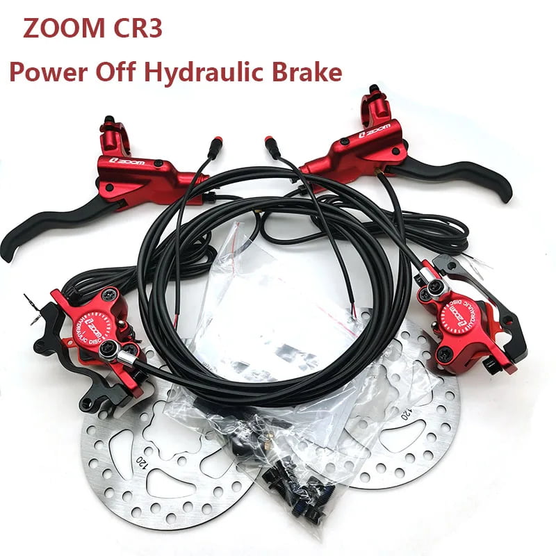 Zoom Hydraulic Brake Kit With Sensor Red