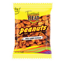 TROPICAL HEAT PEANUTS CHILLI LEMON 70G