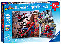 Spiderman 3x49 Piece Jigsaw Puzzles
