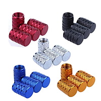 Aluminium valve caps Color: silver , black ,blue , red, purple , yellow  2pcs