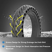 Tire Solid Honeycomb 8.5x2 Black