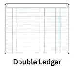 ACC. BKS 72PG A4 DOUBLE LEDGER