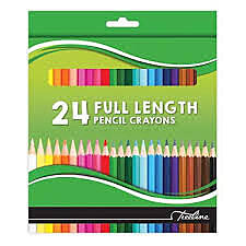 22-5001-30 - COLOURING PENCILS 24 PACK TREELINE