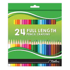 22-5001-30 - COLOURING PENCILS 24 PACK TREELINE