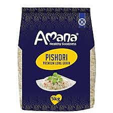 AMANA PREMIUM PISHORI RICE 1KG AMANA PREMIUM PISHORI RICE 1KG
