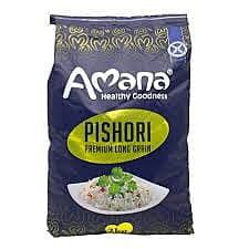 AMANA PREMIUM PISHORI RICE 2KG AMANA PREMIUM PISHORI RICE 2KG
