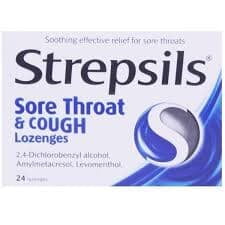 Strepsils Sore Throat & Cough 24's a pair