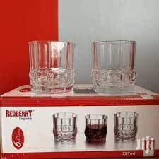 REDBERRY WHISKY GLASS 287ML