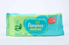 PAMPERS WIPES 64PCS GREEN PKT