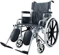 Silla de Ruedas con Freno Cromada Silla de Ruedas con Freno Cromada
