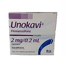 Unokavi Ampolletas 2 mg / .2 ml Emulsión. Unokavi Ampolletas 2 mg / .2 ml Emulsión.