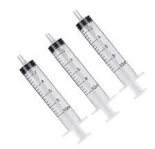 jeringa 3 cc sin aguja 100 pcs