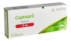 CAPTOPRIL (Avivia) c/ 30 TABS. 25 MG.