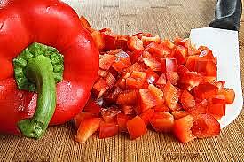 Pepper Red Chopped Kg