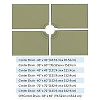 LATICRETE - HYDRO BAN® Modular Pre-Sloped Shower Pan 38x60 Off-Center Drain