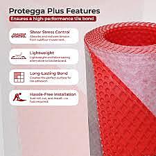 MD PROVA - PROTEGGA PLUS+ LIGHTWEIGHT TILE UNDERLAYMENT 25SQM 269SF