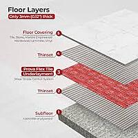 MD PROVA - PROVA-FLEX LIGHTWEIGHT TILE UNDERLAYMENT - 5M (52SF ROLL)