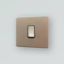 SWITCH 1 GANG 2 WAY 5A BRASS