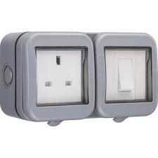 WEATHERPROOF SOCKET(WITH SWITCH COVER)