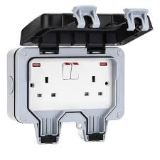 WEATHERPROOF SOCKET(WITH SWITCH COVER)