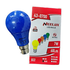 BULB LED B22 7W BLUE