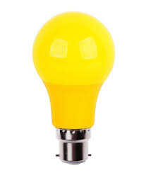 BULB LED B22 7W YELLOW