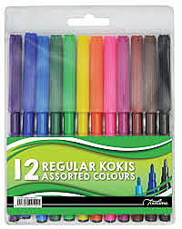 22-1212-30 - KOKI PENS REGULAR 12PACK TREELINE