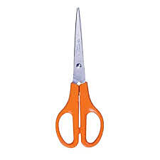 60-0251-00 - SCISSORS ORANGE HANDLE 165MM MEDIUM TREELINE