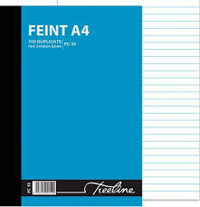 48-5801-00 - FEINT A4 DUPLICATE BOOK TREELINE