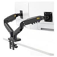 Dual Monitor Mount Gas Spring Arm up to 27" MODEL F160 | NB