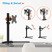 Heavy Free Single Monitor Arm Stand