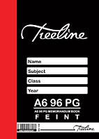 BOOK: 12-5003-00 - A6 MEMO BOOK 96PG HARD COVER TREELINE