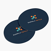 Supply Fetch round plastic stickers